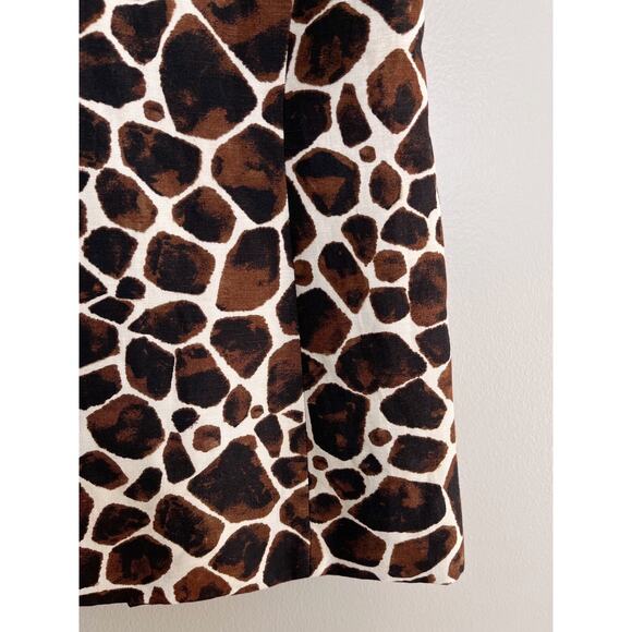 Calvin Klein Giraffe Print Vest - Brown and White - Picture 11 of 12